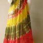 New Japanese Shibori Gypsy Hippie  TIE DYE Cotton maxi Kimono dress S-L (T17)