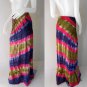 Free Shipping Hippie Gypsy Tie Dye Cotton Summer Long Smock Maxi Dress/skirt (TD 88)