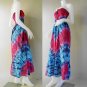 Free Shipping Bohemian hippie tie dye smocked sundress flowy maxi dress /Skirt (TD 84)