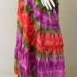 Unique Tie Dye Cotton Long Full Festival Elastic Waist Skirt S-L(TD 168)