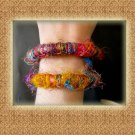 Free Shipping Colorful Nepal silk Handcrafted Bracelets  (A08)