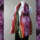 Women's fashion long big wraps scarf soft tie dye cotton hot new autumn winter scarves (03)