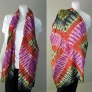 Free Shipping New-Womens-Tie-Dye Cotton Shawl-Fashion-Scarf (07)