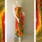 Plus size 2 in 1 Boho Hippie tie dye cotton smock dress maxi summer sundress long skirt (TD 110 )