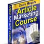 Article Marketing Course