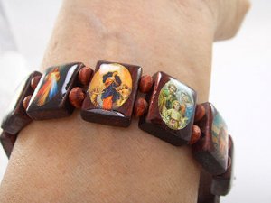 jesus saint icon bracelets