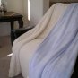 SUPER SOFT FAUX FUR / MICRO FIBER BLANKET Lt. Blue