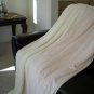 SUPER SOFT FAUX FUR / MICRO FIBER BLANKET THROW CREAM