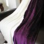 SUPER SOFT FAUX FUR / MICRO FIBER BLANKET THROW PURPLE