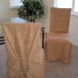 Rust Quality Micro Suede Dining Chair covers set of 2