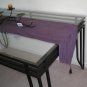 15x72" Double Layer Bonded Micro Suede Table Runner Purple (or Plum)