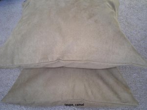15x90" Double Layer Bonded Micro Suede Table Runner Taupe ( or camel )