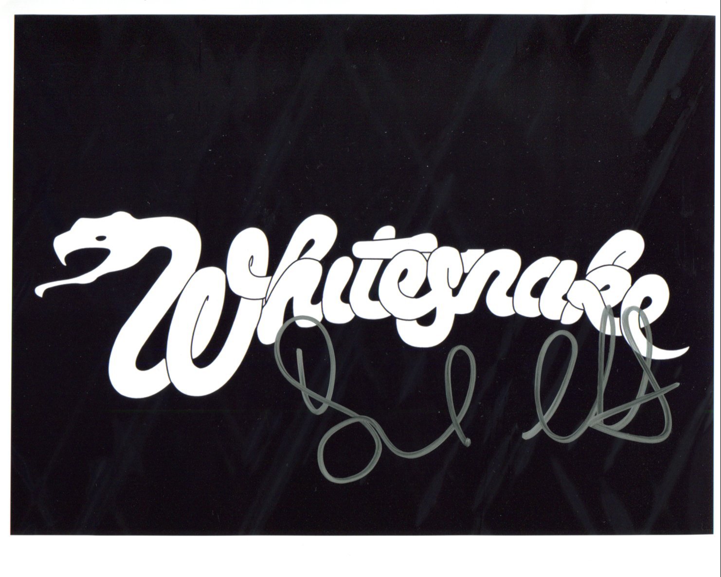 SUPERB WHITESNAKE SIGNED PHOTO + COA!!!