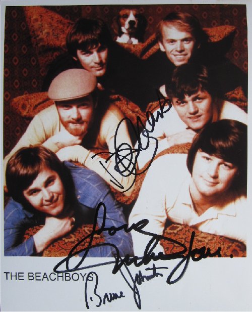 THE BEACH BOYS signed autographed photo surfer COA Hologram main image 0