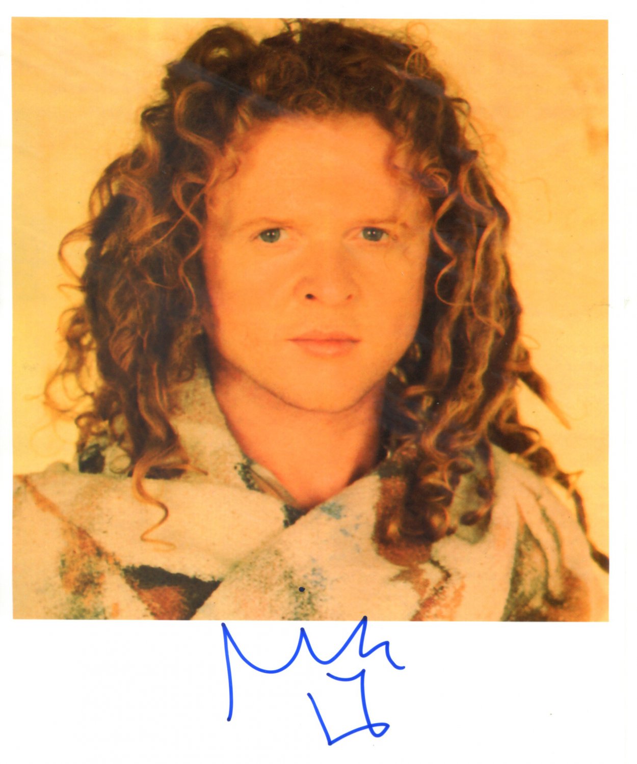 SUPERB MICK HUCKNALL (SIMPLY RED) SIGNED PHOTO + COA!!!