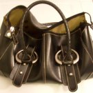 Black pocket book with handles