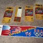 1996 Atlanta Olympics  - Tickets and bumper sticker