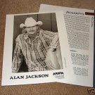 Alan Jackson 8x10 Photo & Bio