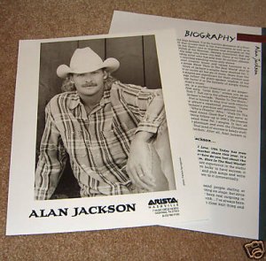 Alan Jackson 8x10 Photo & Bio