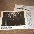 Dave Matthews Band DMB 8x10 Photo & packet - 1998