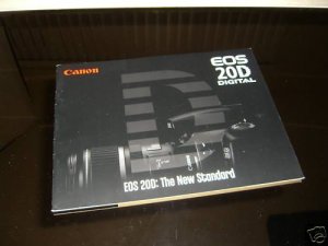 Canon EOS 20D Digital Camera  - Brochure only
