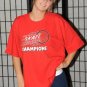 Skate San Diego Roller Hockey Champions T-shirt XL red