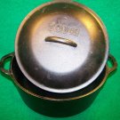 New Lodge Black Camping Dutch Oven Cook Stove Cast Iron 8 Qt Quart 10.25 in Pre-Seasoned Dark Tackle