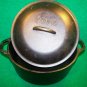 New Lodge Black Camping Dutch Oven Cook Stove Cast Iron 8 Qt Quart 10.25 in Pre-Seasoned Dark Tackle