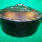 New Lodge Black Camping Dutch Oven Cook Stove Cast Iron 8 Qt Quart 10.25 in Pre-Seasoned Dark Tackle