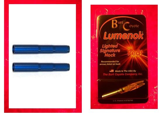 Red Lumenok Lumenoks Bowfishing Arrow Light Adapter Kit