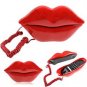 2 Piece Push Button Novelty Trimstyle Hot Lips in RED Shaped Telephone Phone