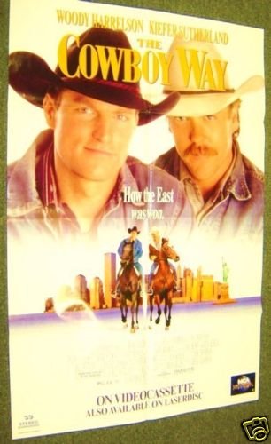 KIEFER SUTHERLAND Woody Harrelson COWBOY WAY Poster 24