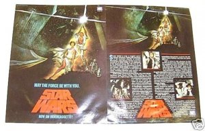 STAR WARS Original 1st ISSUE Promo FLYER  George Lucas
