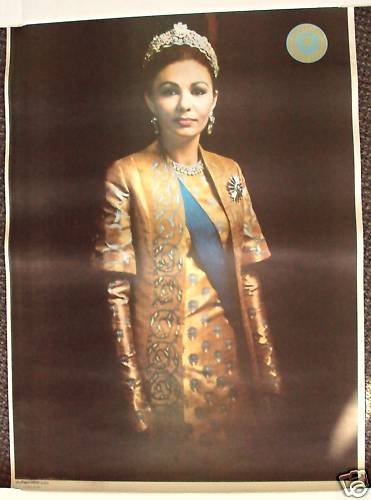 FARAH PAHLAVI Empress IRAN Middle East PERSIA Poster