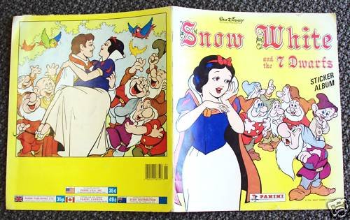 Snow White And The Seven Dwarfs Disney Panini Booklet