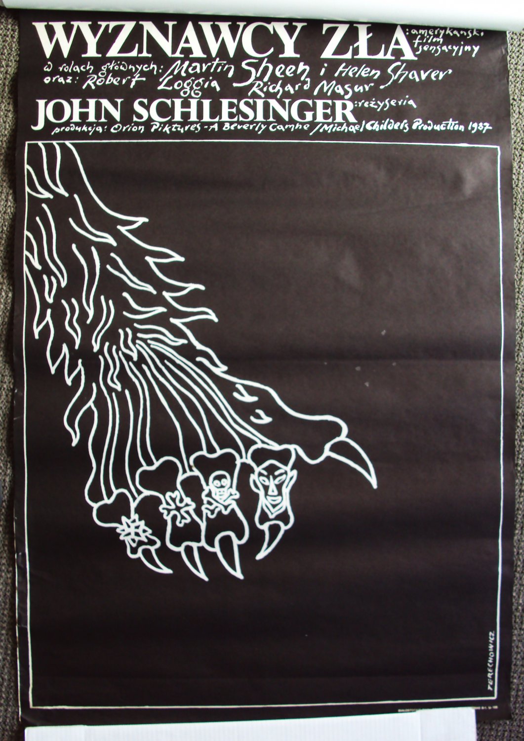 BELIEVERS Original POLISH Poster MARTIN SHEEN Shaver 87