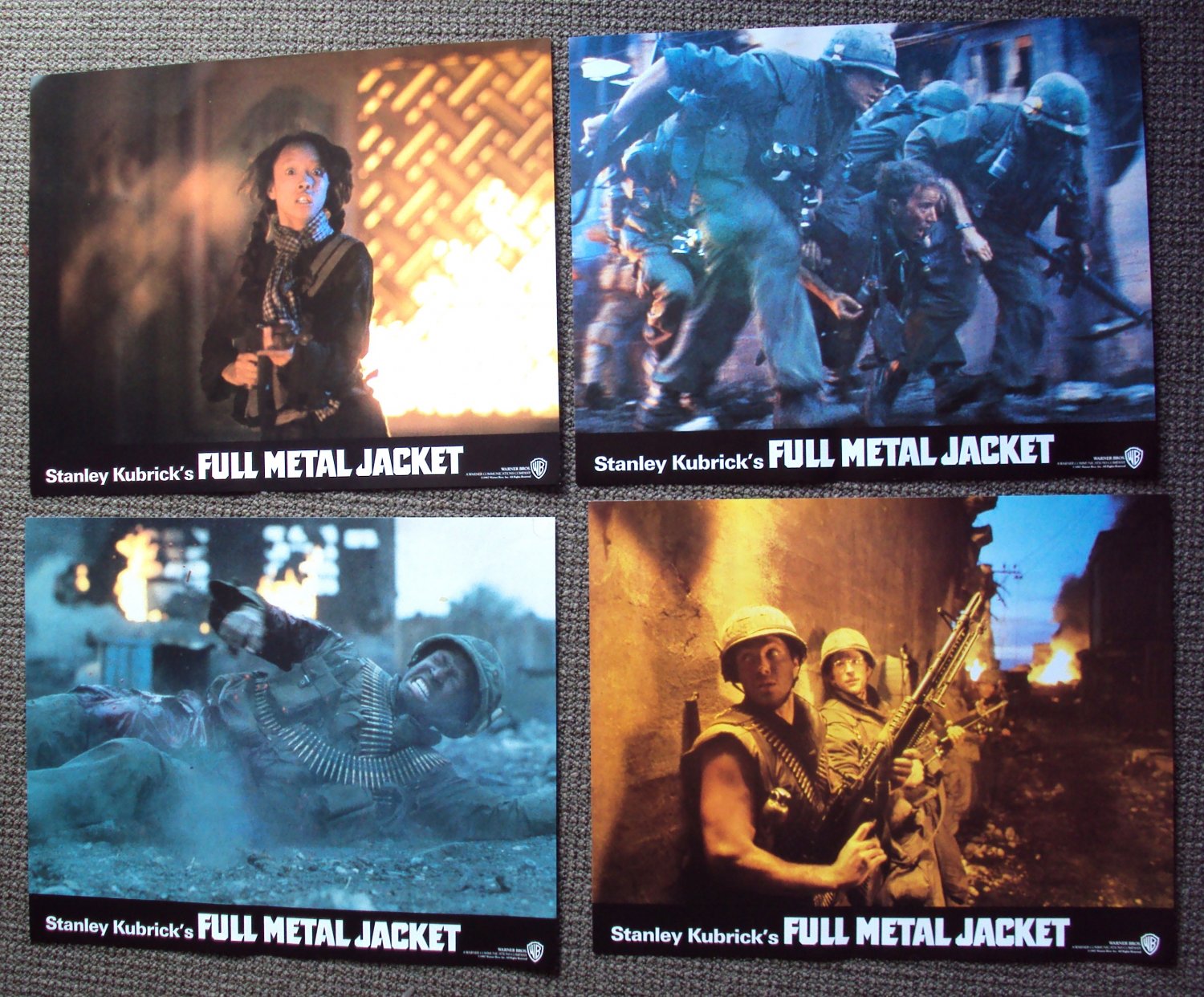 STANLEY KUBRICK Lobby Card Set FULL METAL JACKET War