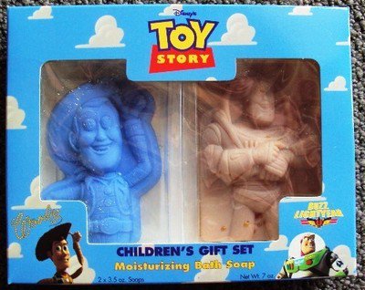 TOY STORY Original BATH SOAP Gift Set WOODY Buzz Lightyear MIB