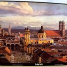 MUNICH GERMANY Travel TOURISM Poster MUNCHEN Skyline STADT DER KUNDST Churches