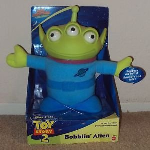 TOY STORY Mattel ALIEN Talking BOBBLIN' Action FIGURE DISNEY Pixar ...