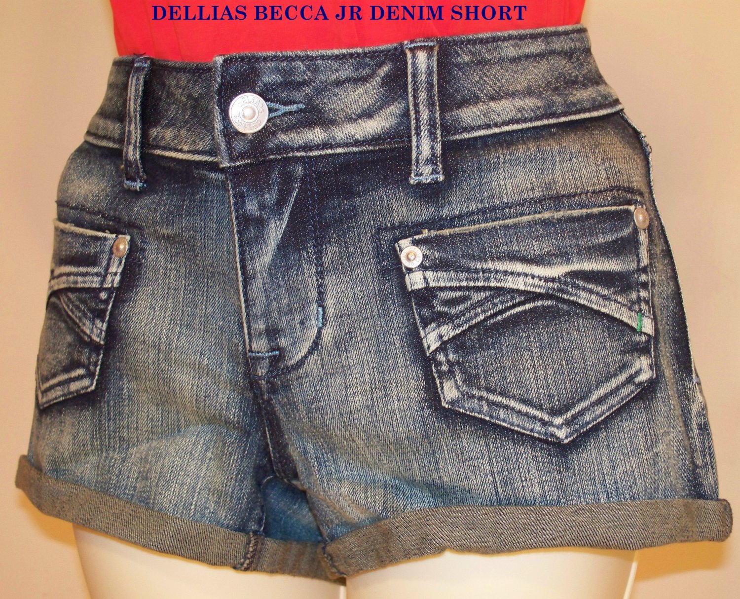 Becca Denim Shorts from dELiAs* Junior Size 00 New Old Stock