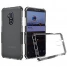 Alcatel Revvl 2 Plus (2018) Case Ultra Edge Sturdy Shockproof Bumper Transparent PC TPU Clear/Black