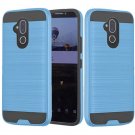 Alcatel Revvl 2 Plus (2018) Phone Case Simplistic Metallic Brushed Hybrid - Dark Blue