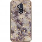 Alcatel Revvl 2 Plus (2018) Phone Case Marble Glitter Case - Purple
