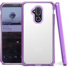 Alcatel 7 Folio Phone Case Premium Electroplated Shockproof TPU 1.8mm Thick - Purple