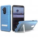 Alcatel 7 Folio Case Slim Brushed Hybrid with Design Edged Lining with magnetic kickstand Dark Blue