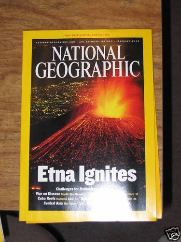 FEB 2002 National Geographic Mag - AIDS TURN 20 - Supplement Map ...