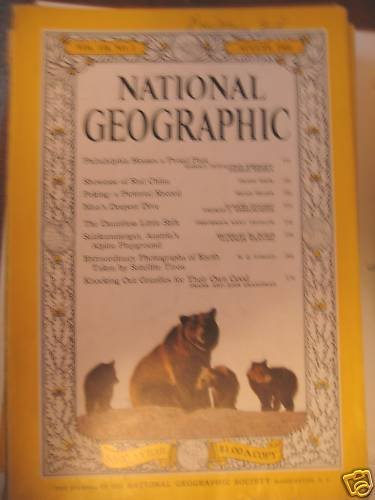 August 1960 Vintage National Geographic Magazine Philadelphia Houses a ...