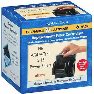 Aqua Tech 5-15 #1 EZ Change Replacement Filter Cartridges For Power Filters 6 Pk