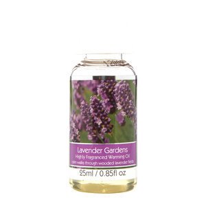 Elegant Expressions Fragrance Lavender Gardens Hot Oil Burner .85 fl oz 25 ml